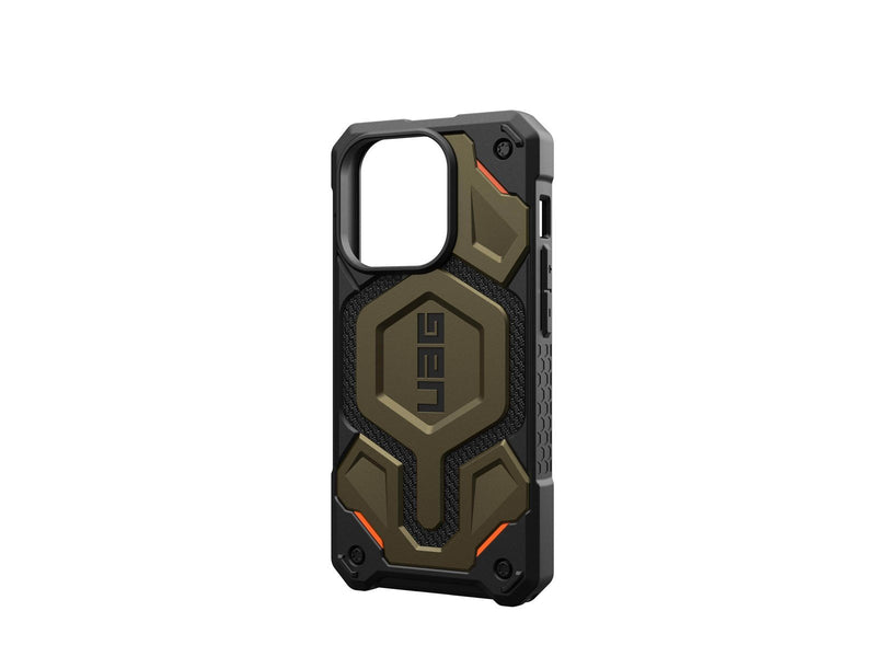 UAG Monarch Pro MagSafe - kevlar element green - iPhone 15 Pro
