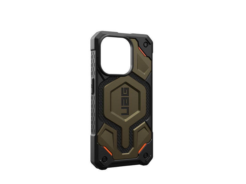 UAG Monarch Pro MagSafe - kevlar element green - iPhone 15 Pro