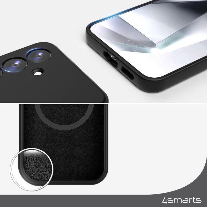 4smarts Silicone Case Cupertino für Samsung Galaxy A56 schwarz