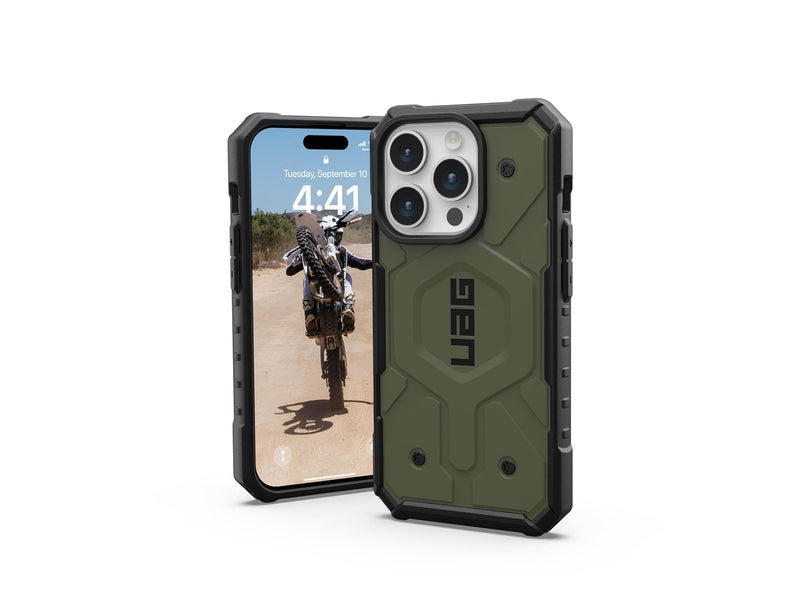 UAG Pathfinder MagSafe - olive drab - iPhone 15 Pro