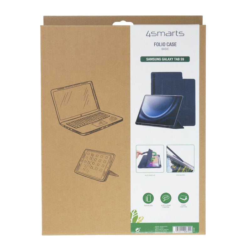 4smarts Folio Case Basic für Samsung Galaxy Tab S10 Ultra / S9 Ultra schwarz