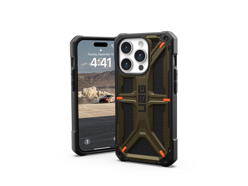 UAG Monarch - kevlar element green - iPhone 15 Pro