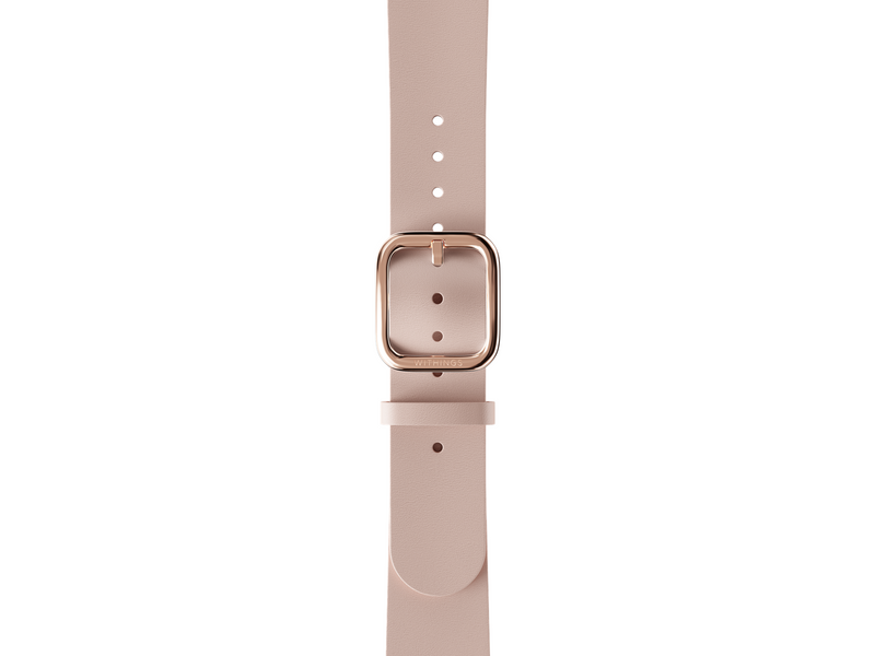 Withings Leather Wristband Peach -18 mm