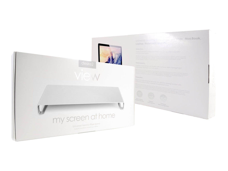 Desire2 Universal Riser Stand stand - for monitor / notebook / printer - silver 14 kg