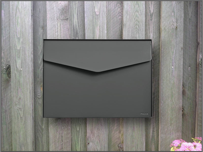 MEFA Letter 111 Briefkasten mit Ruko-Schloss, Basaltgrau