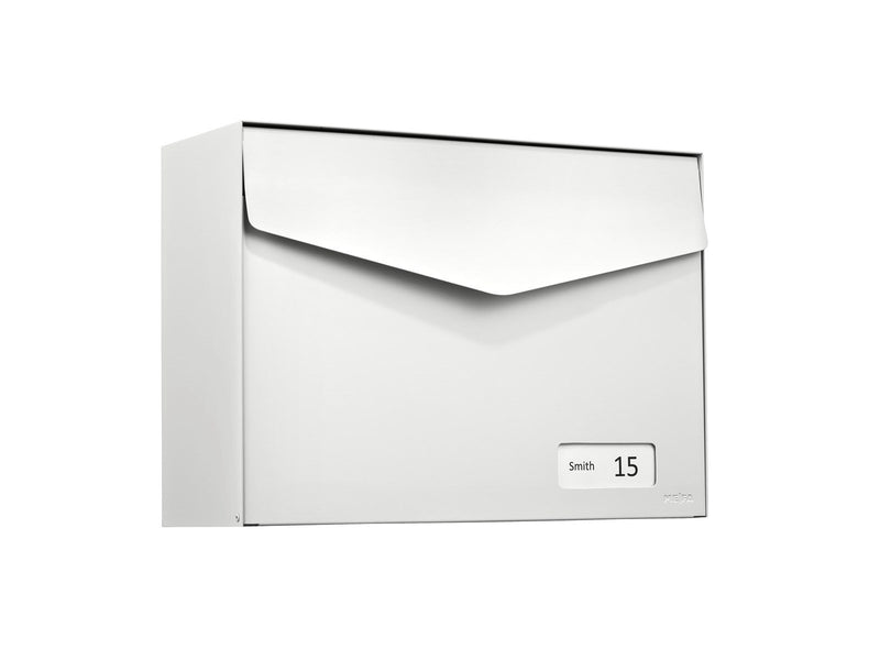 MEFA Letter 113 Briefkasten mit -Schloss, Reinweiß