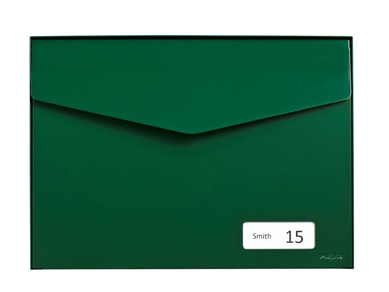 MEFA Letter 113 Briefkasten mit -Schloss, Moosgrün