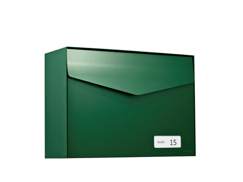 MEFA Letter 113 Briefkasten mit -Schloss, Moosgrün