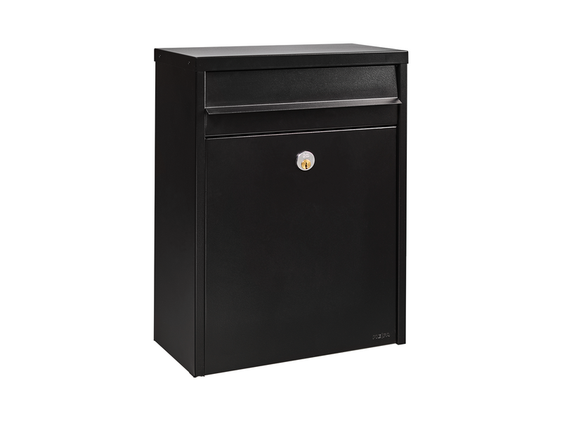 MEFA Piano 350 Briefkasten mit Ruko-Schloss, schwarz