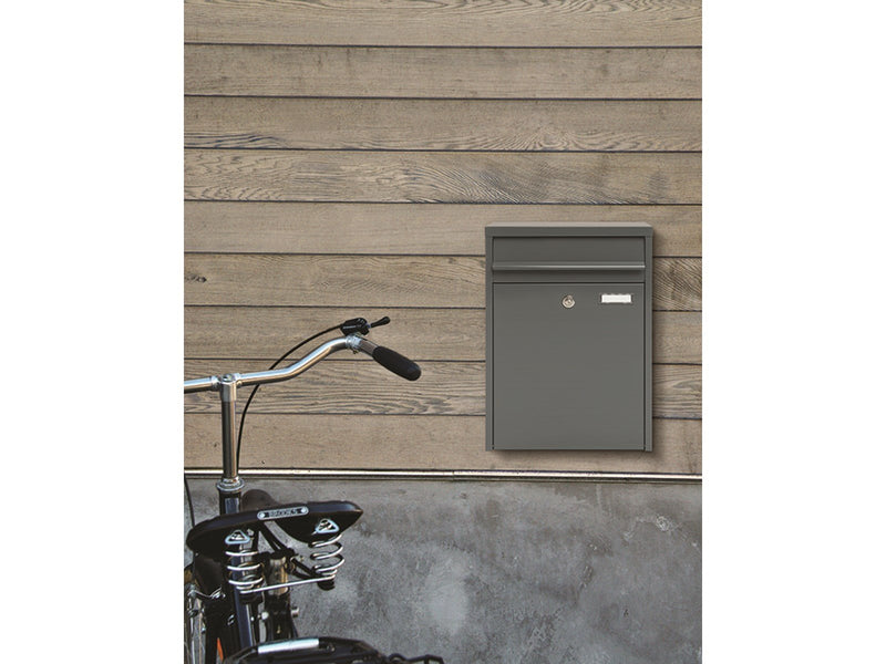 MEFA Piano 350 Briefkasten mit -Schloss, Grau