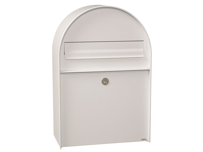 MEFA Amber 400 Briefkasten mit Ruko-Schloss, Weiß