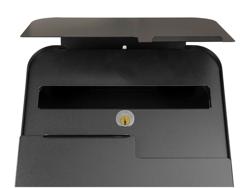 MEFA Retro 620 Briefkasten mit Ruko-Schloss, Schwarz