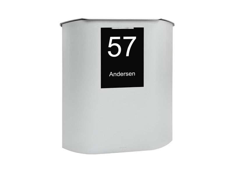 MEFA UFO 650 mit Ruko-Schloss, Weiß Aluminium