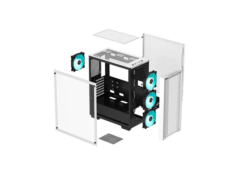 DeepCool CC560 WH V2 - Gehäuse - Tower - Weiß