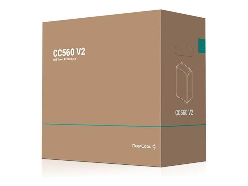 DeepCool CC560 V2 - Gehäuse - Tower - Schwarz