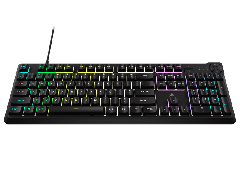 Corsair K55 CORE RGB - Gaming Tastaturen - Englisch - US - Schwarz