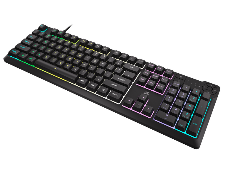 Corsair K55 CORE RGB - Gaming Tastaturen - Englisch - US - Schwarz