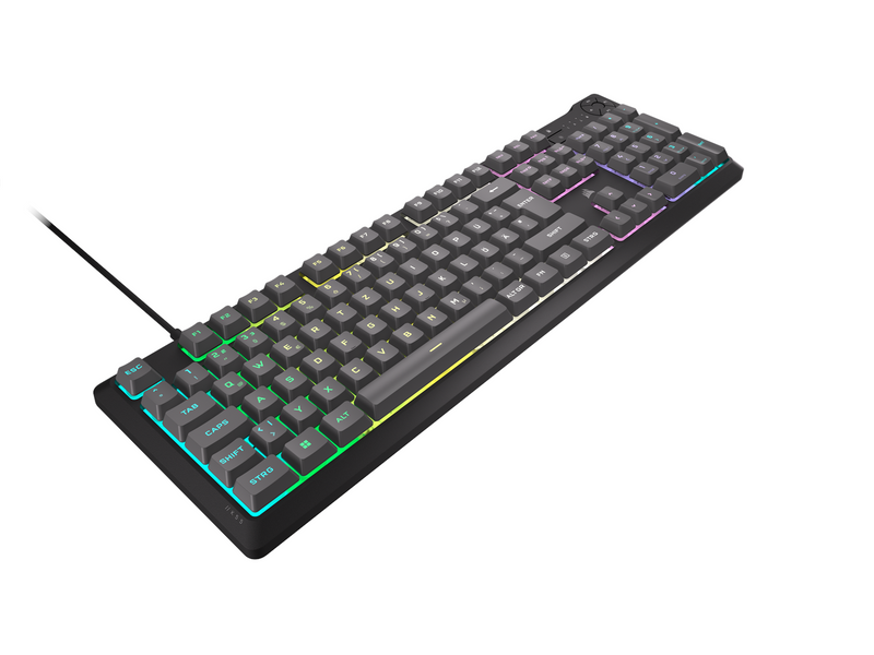 Corsair K55 CORE RGB - Gaming Tastaturen - Deutsch - Grau