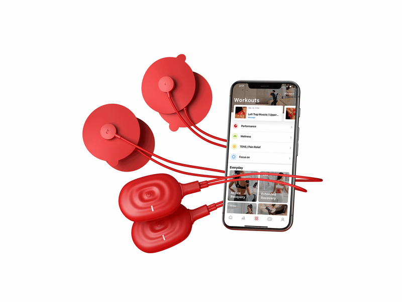 Therabody PowerDot DUO RED 2.0 electronic muscle stimulator