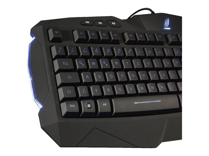 Hama "uRage Illuminated" Gaming - keyboard - QWERTZ - German - black - Tastaturen - Deutsch - Schwarz