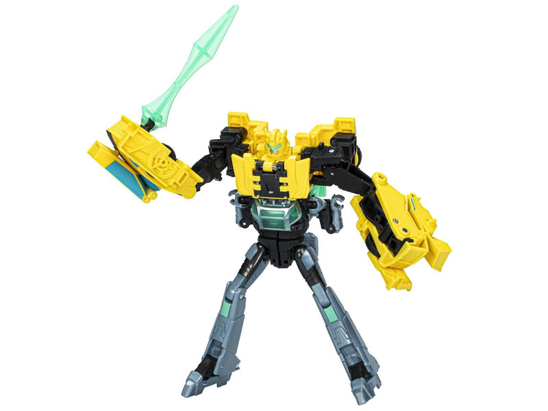 Transformers EarthSpark Cyber-Combiner Bumblebee and Mo Malto Action Figure Set - 2-Pack