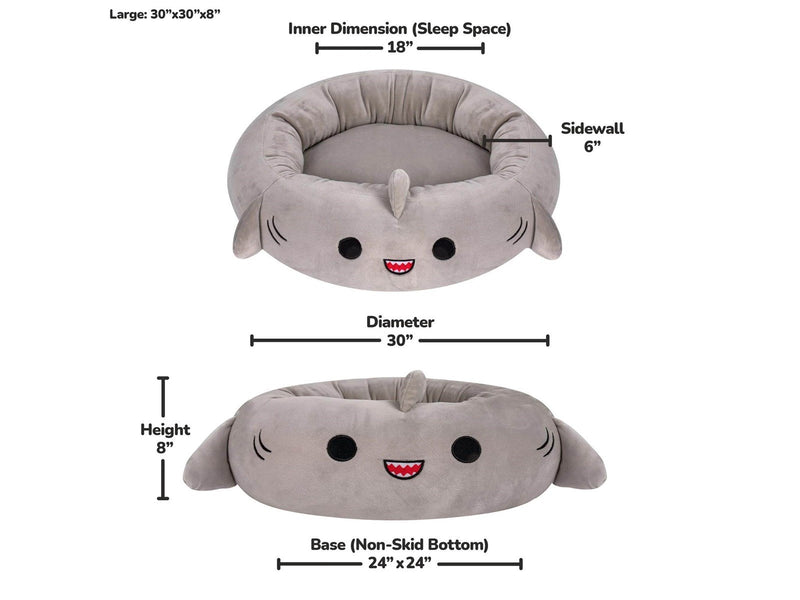 Squishmallows Pets Gordon The Shark Pet Bed L 76cm