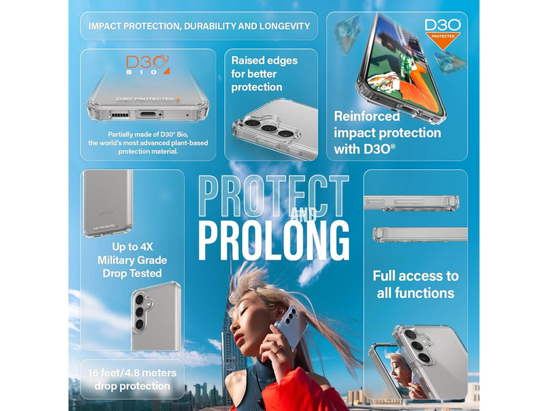 PanzerGlass 3-in-1 Protection Pack Samsung Galaxy S24 | Ultra-Wide Fit w. EasyAligner