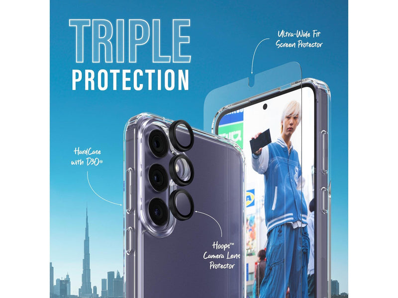 PanzerGlass 3-in-1 Protection Pack Samsung Galaxy S24 Plus | Ultra-Wide Fit w. EasyAligner