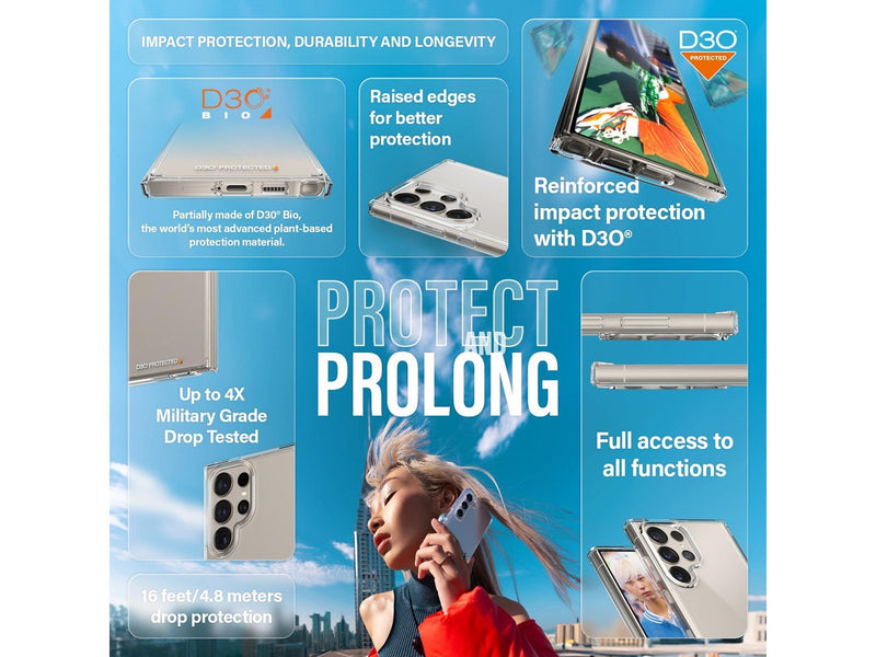 PanzerGlass 3-in-1 Protection Pack Samsung Galaxy S24 Ultra | Ultra-Wide Fit w. EasyAligner