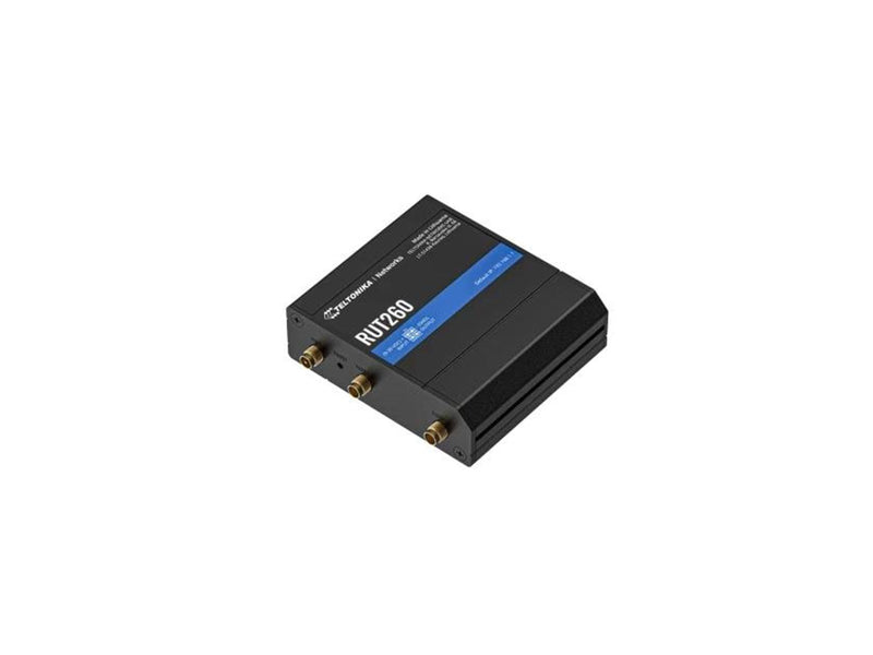 Teltonika RUT260 - wireless router - WWAN - Wi-Fi - 3G 4G - DIN rail mountable - Wireless router N Standard - 802.11n