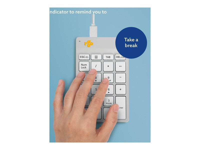 R-Go Tools R-Go Numpad Break - keypad - white - Numpad - Weiss