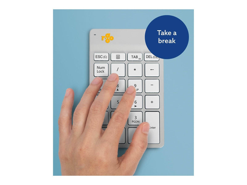R-Go Tools R-Go Numpad Break - keypad - white - Numpad - Weiss