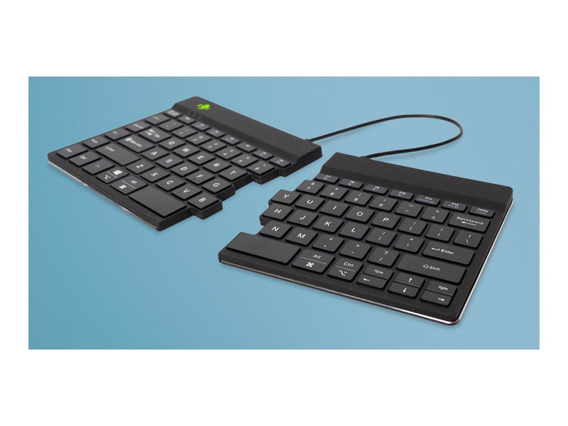 R-Go Tools R-Go Split Break - keyboard - with integrated break indicator - QWERTY - US - black - Tastaturen - Englisch - US - Sc