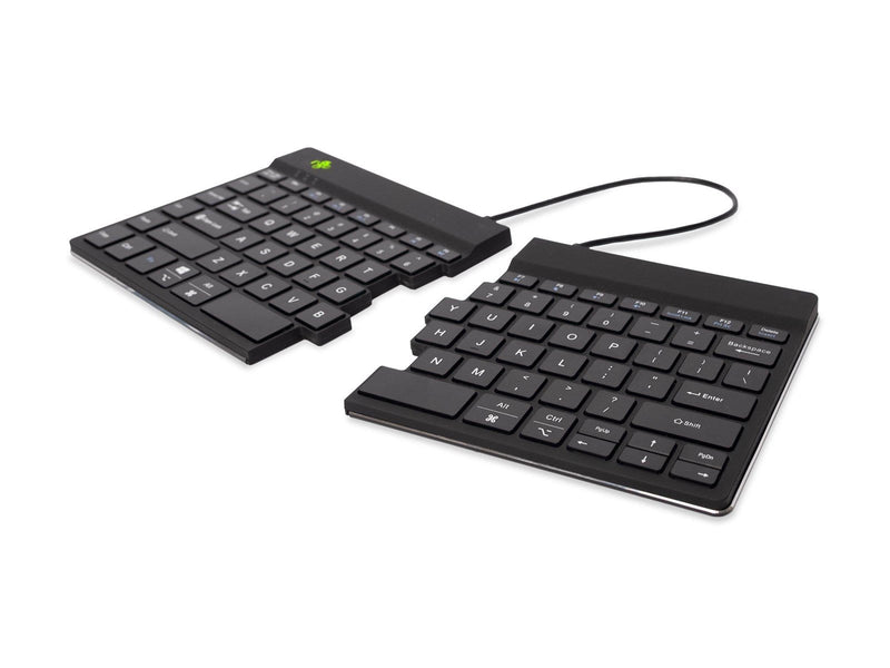 R-Go Tools R-Go Split Break - keyboard - with integrated break indicator - QWERTY - US - black - Tastaturen - Englisch - US - Sc