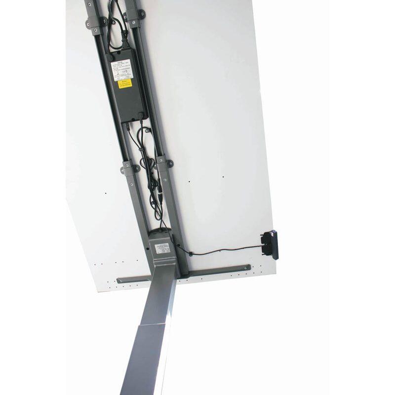 HAMMERBACHER Schreibtisch VXDKB12/5/S lichtgrau