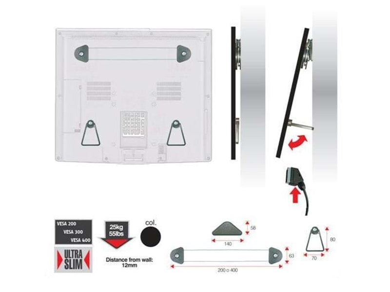 ConnecTech CTB0107 EasyFix 30 kg 55"