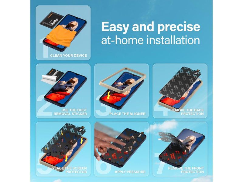 PanzerGlass Screen Protector Samsung Galaxy A15 | A15 5G | Ultra-Wide Fit w. EasyAligner
