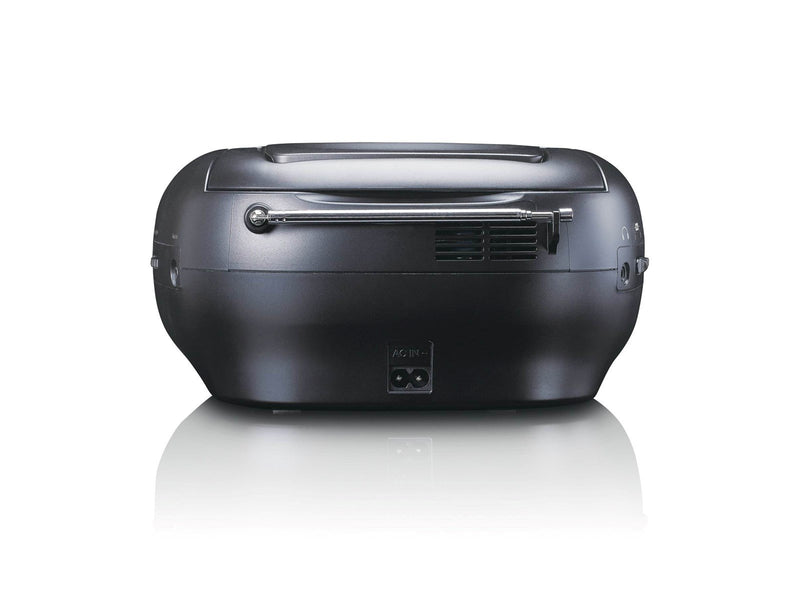 Lenco SCD-860BK - Portable DAB+/FM Radio with Bluetooth® CD Player and large LCD colour display - Black - DAB/DAB+/FM - Stereo -