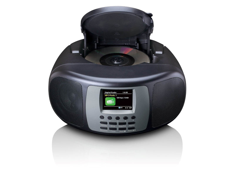 Lenco SCD-860BK - Portable DAB+/FM Radio with Bluetooth® CD Player and large LCD colour display - Black - DAB/DAB+/FM - Stereo -