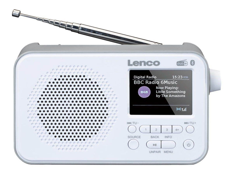 Lenco PDR-036 - DAB/DAB+/FM - Weiß