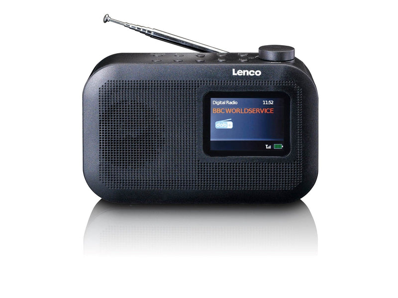 Lenco PDR-026BK - Portable DAB+/FM radio with Bluetooth® - Black - DAB/FM - Mono - schwarz