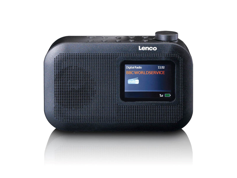 Lenco PDR-026BK - Portable DAB+/FM radio with Bluetooth® - Black - DAB/FM - Mono - schwarz