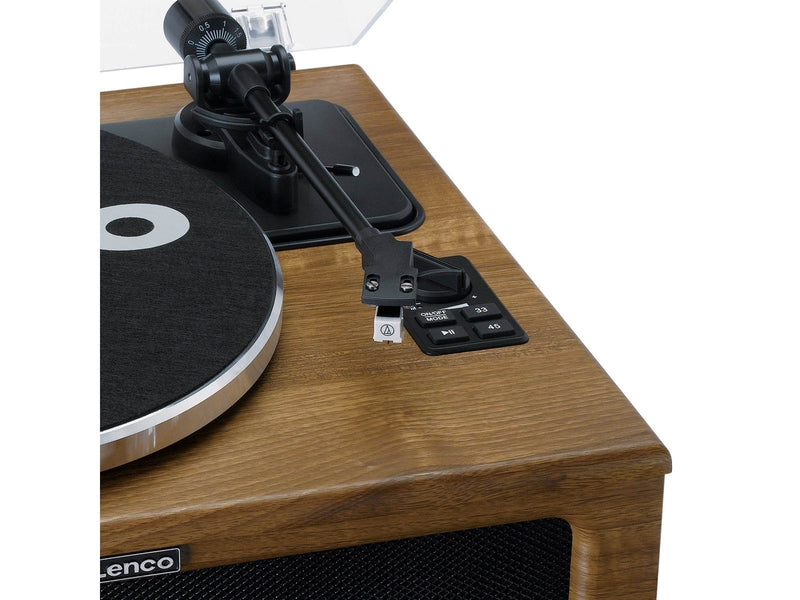 Lenco LS-410WA - Record Player with 4 built-in speakers - Wood - Plattenspieler