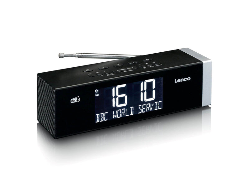 Lenco CR-640 - Clock Radio - Black - DAB/DAB+/FM - Stereo - schwarz