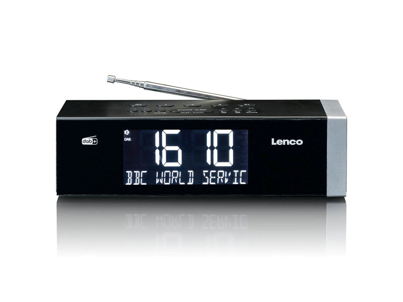 Lenco CR-640 - Clock Radio - Black - DAB/DAB+/FM - Stereo - schwarz