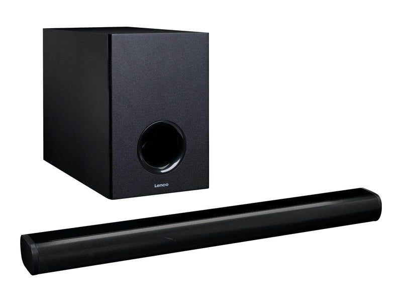 Lenco SBW-801BK - Bluetooth® soundbar with wireless subwoofer - Black