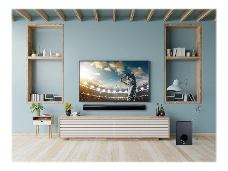 Lenco SBW-801BK - Bluetooth® soundbar with wireless subwoofer - Black