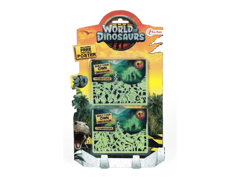 World of Dinosaurs 3D Puzzle Dino Glow in the Dark 3D Puzzle