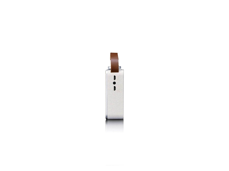 Lenco PDR-040EF - Portable DAB+ radio with Bluetooth® - Bamboo - DAB+/FM - Stereo - silber