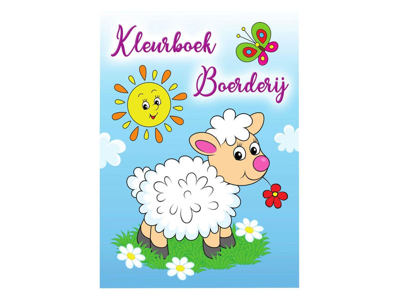Mondikaarten Coloring book Farm